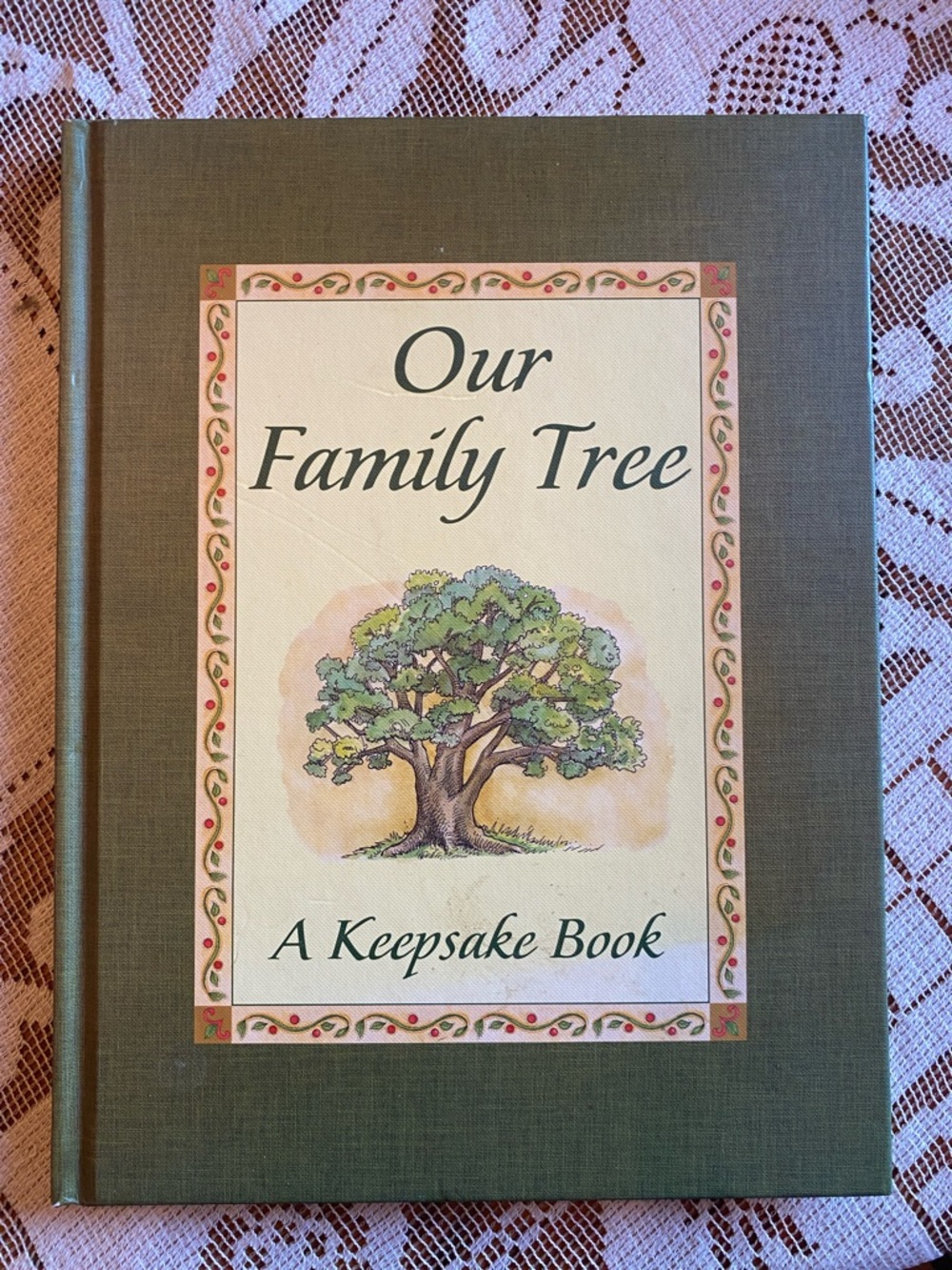 Our Family Tree Keepsake Book - Green